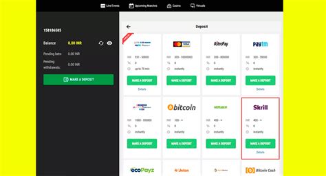 parimatch minimum deposit
